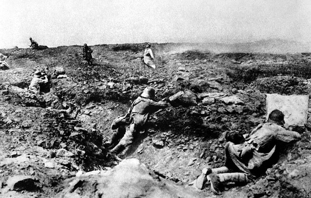 The battle of the Somme