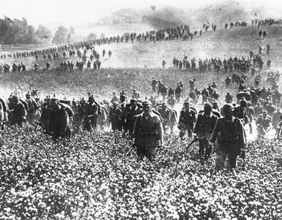 Germans invade Belgium 1914
