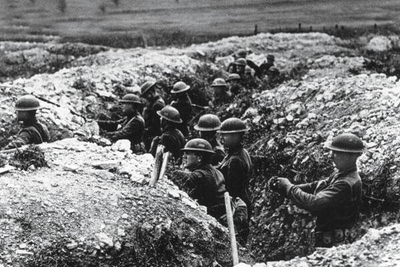 First British Trenches of WW1