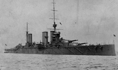 British Navy Battleship WW1