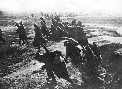 Front line at Verdun 1916