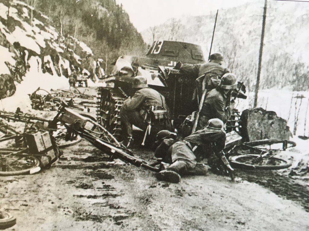 German troops advancing