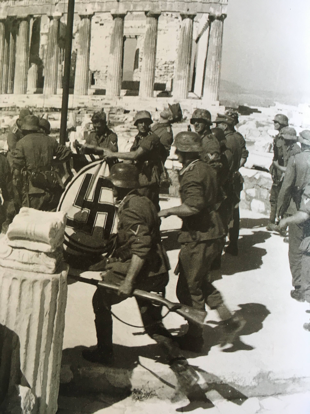 German soliders in Athens