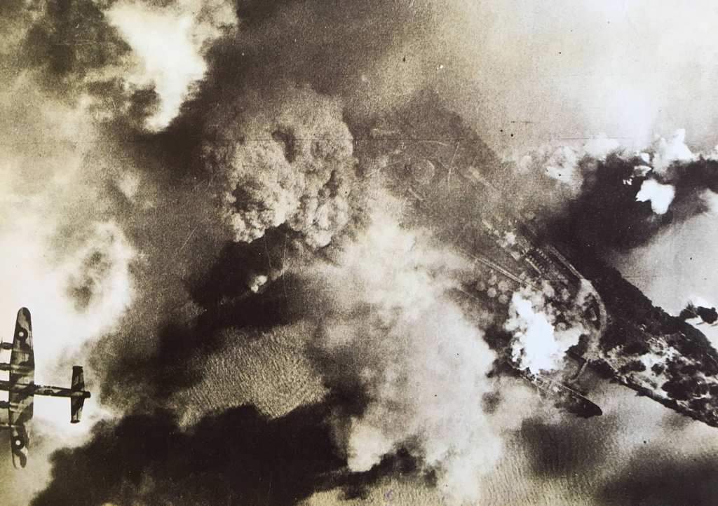 Lancaster bomber raid ww2