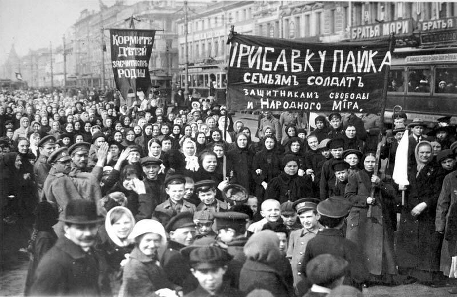 Russia in food crisis ww1 1917